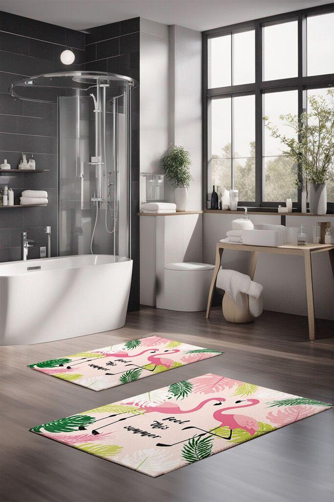 L'essentiel Maison Set prostirki za kupatilo CT-5318, 2 Komada, Šarena