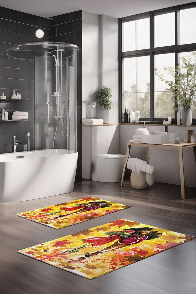 L'essentiel Maison Set prostirki za kupatilo CT-5129, 2 Komada, Žuta