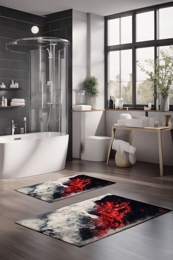 L'essentiel Maison Set prostirki za kupatilo CT-5044, 2 Komada, Šarena