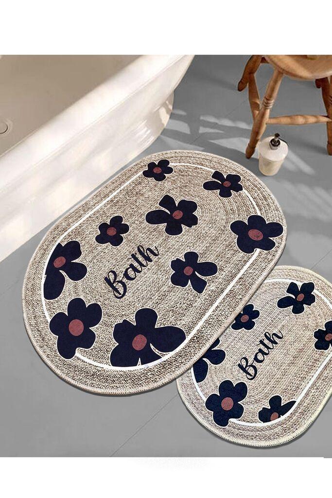 L'essentiel Maison Set prostirki za kupatilo Moole, 2 Komada, Šarena