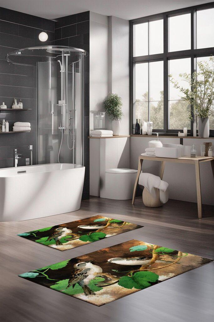 L'essentiel Maison Set prostirki za kupatilo CT-5167, 2 Komada, Šarena