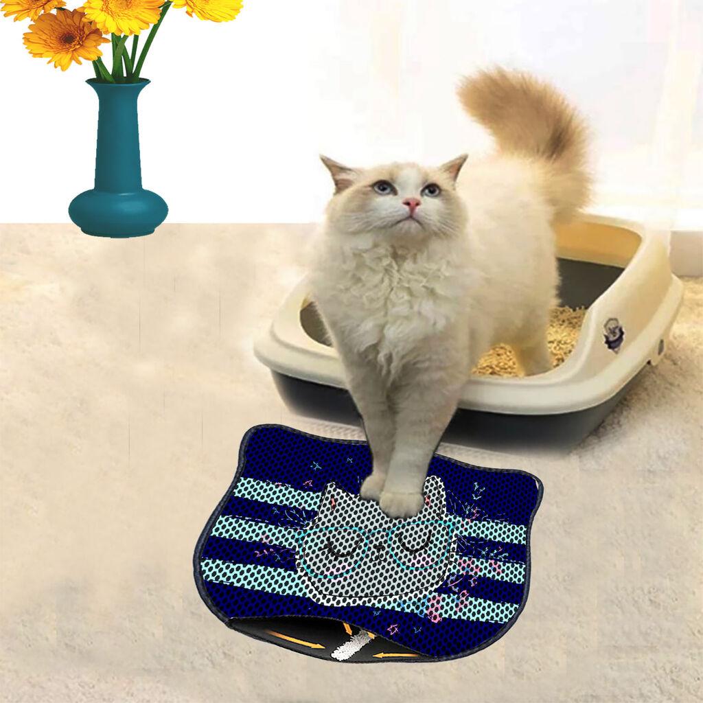 Aberto Design Prostorika za toalet za mačke Kdkafa0001, 40 x 50 cm, Šarena