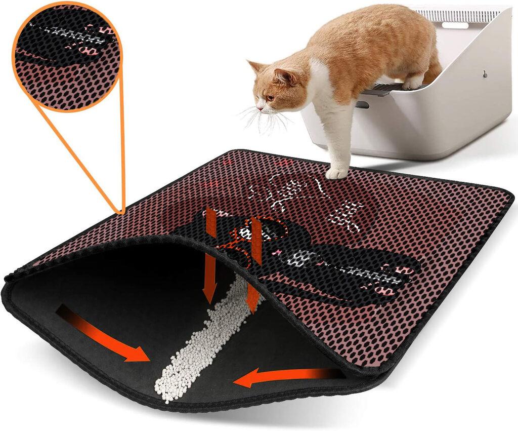 Aberto Design Prostorika za toalet za mačke Nrszn0054, 45 x 60 cm, Smeđa (braon)