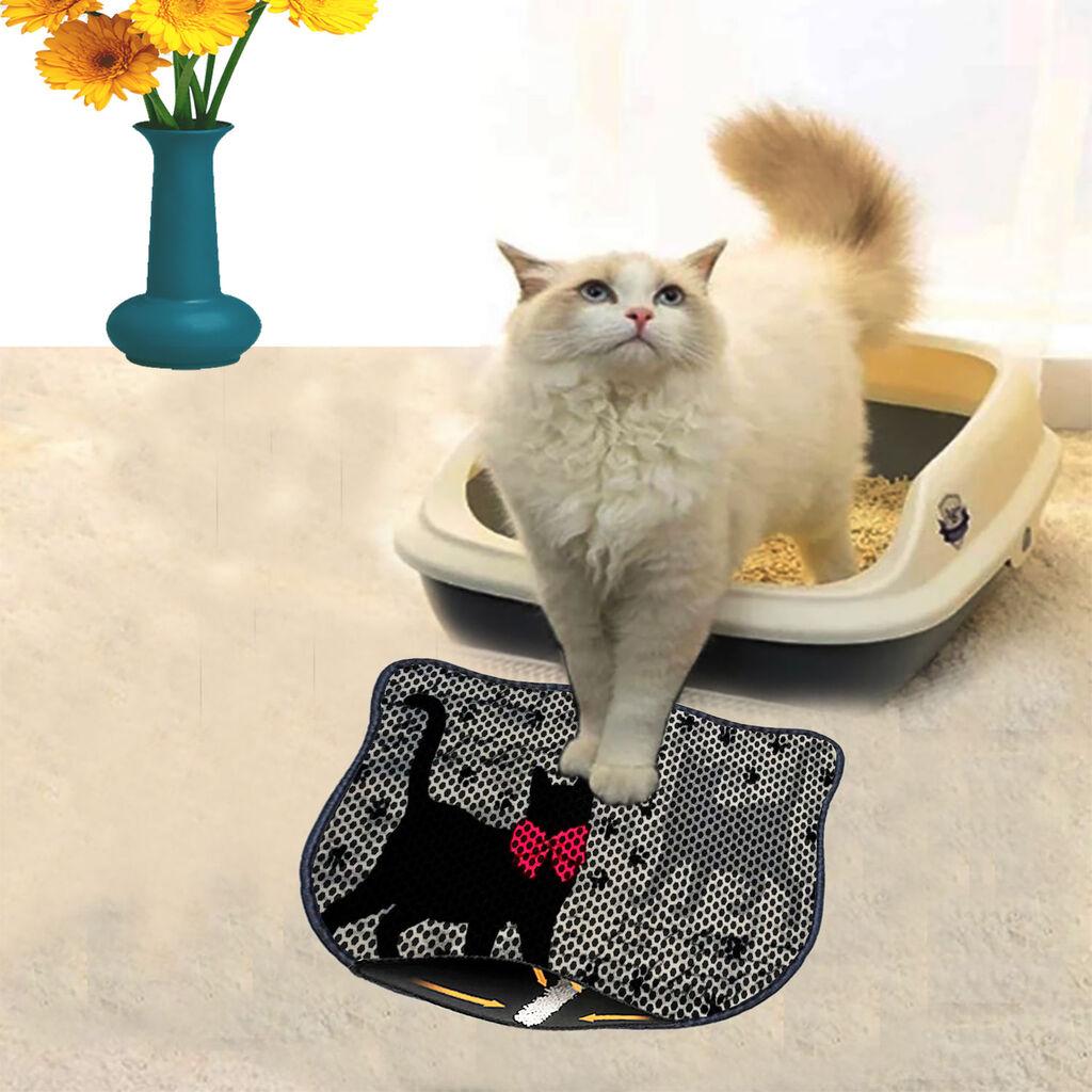 Aberto Design Prostorika za toalet za mačke Kdkafa0111, 40 x 50 cm, Šarena