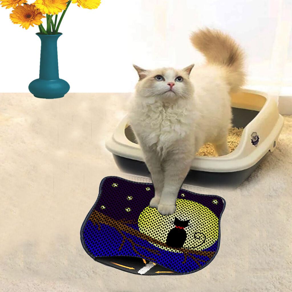 Aberto Design Prostorika za toalet za mačke Kdkafa0126, 40 x 50 cm, Šarena