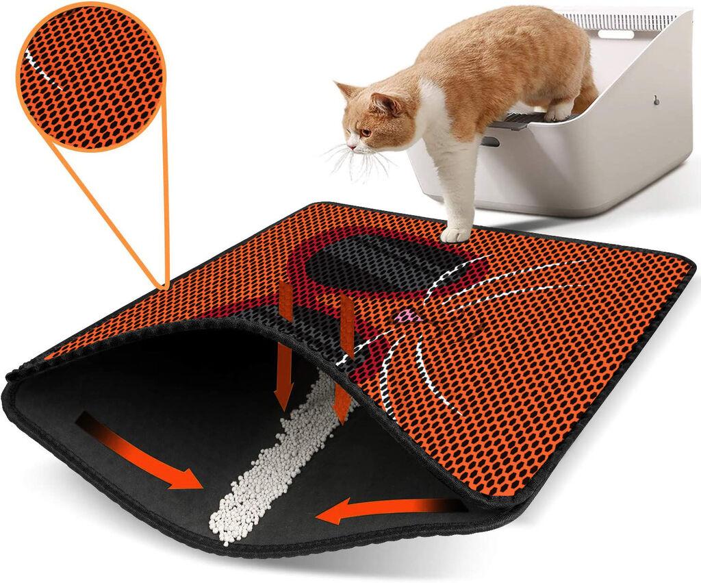 Aberto Design Prostorika za toalet za mačke Nrszn0234, 45 x 60 cm, Šarena