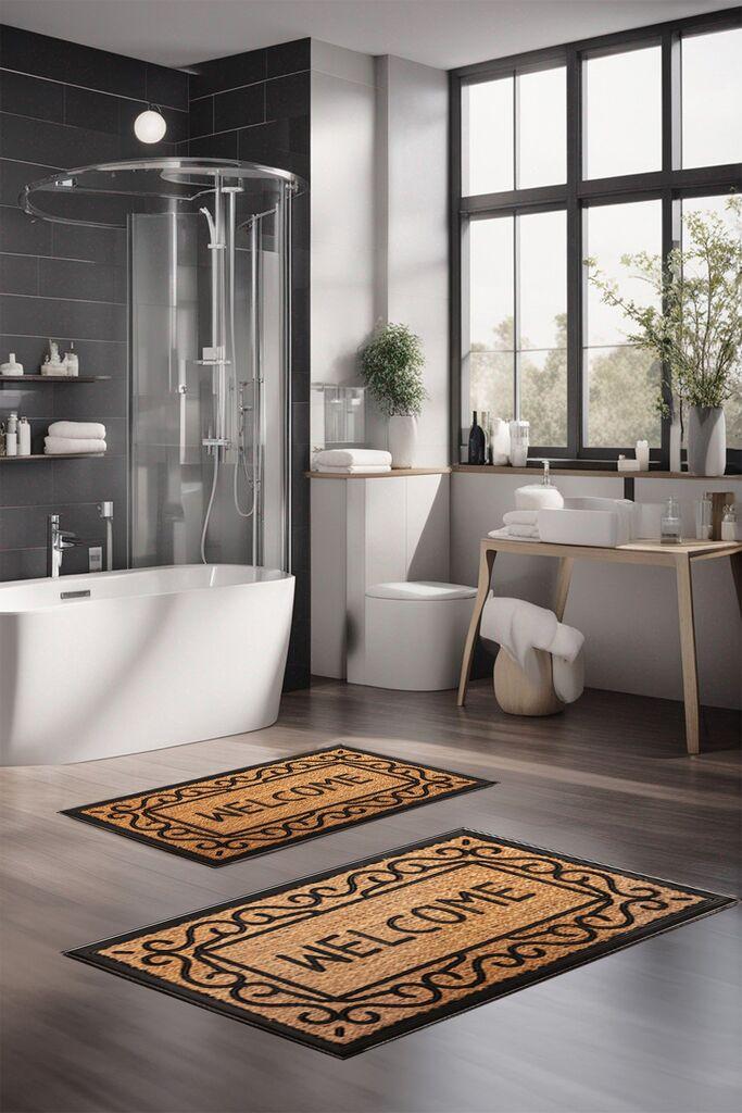 L'essentiel Maison Set prostirki za kupatilo CT-5154, 2 Komada, Šarena