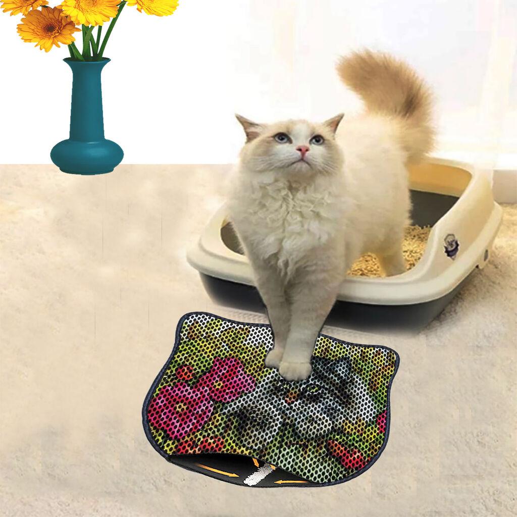 Aberto Design Prostorika za toalet za mačke Kdkafa0108, 40 x 50 cm, Šarena