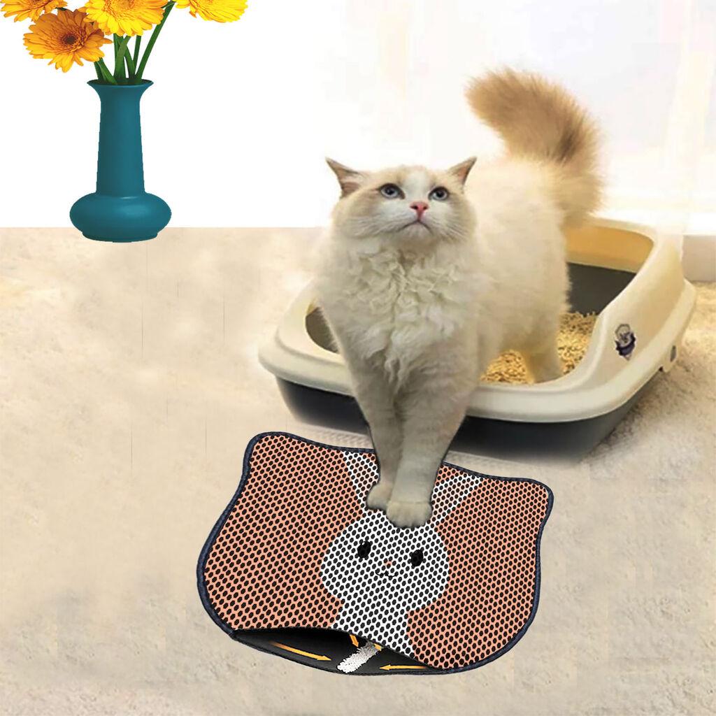 Aberto Design Prostorika za toalet za mačke Kdkafa0098, 40 x 50 cm, Narandžasta