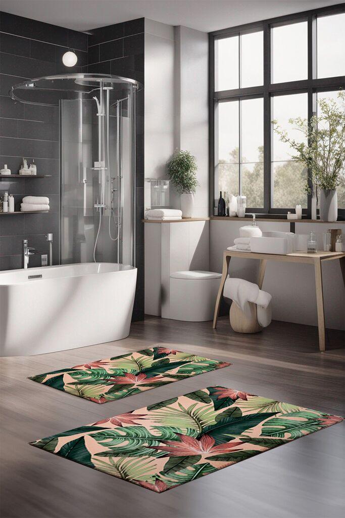 L'essentiel Maison Set prostirki za kupatilo CT-5331, 2 Komada, Šarena