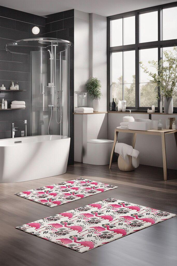 L'essentiel Maison Set prostirki za kupatilo CT-5336, 2 Komada, Šarena