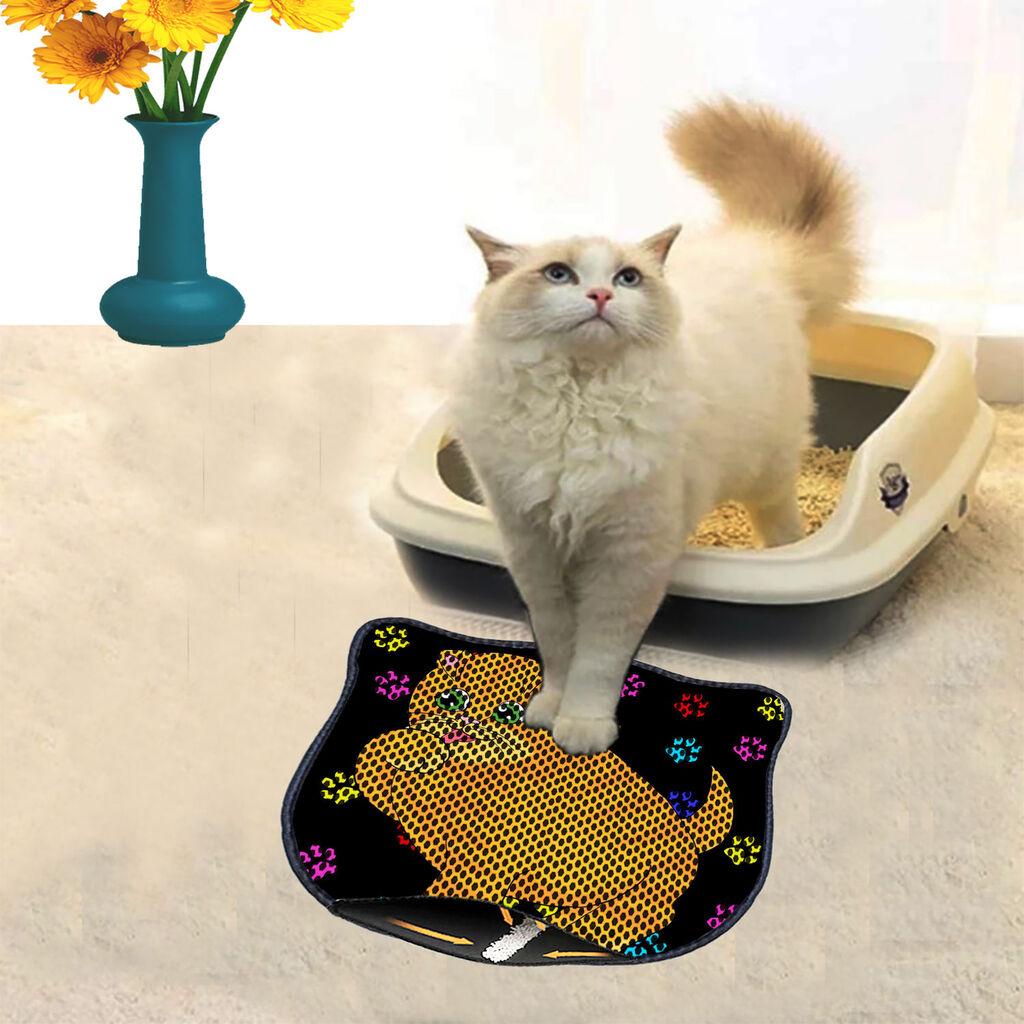 Aberto Design Prostorika za toalet za mačke Kdkafa0101, 40 x 50 cm, Šarena