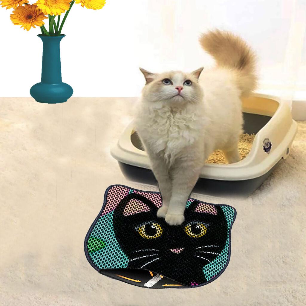 Aberto Design Prostorika za toalet za mačke Kdkafa0109, 40 x 50 cm, Šarena