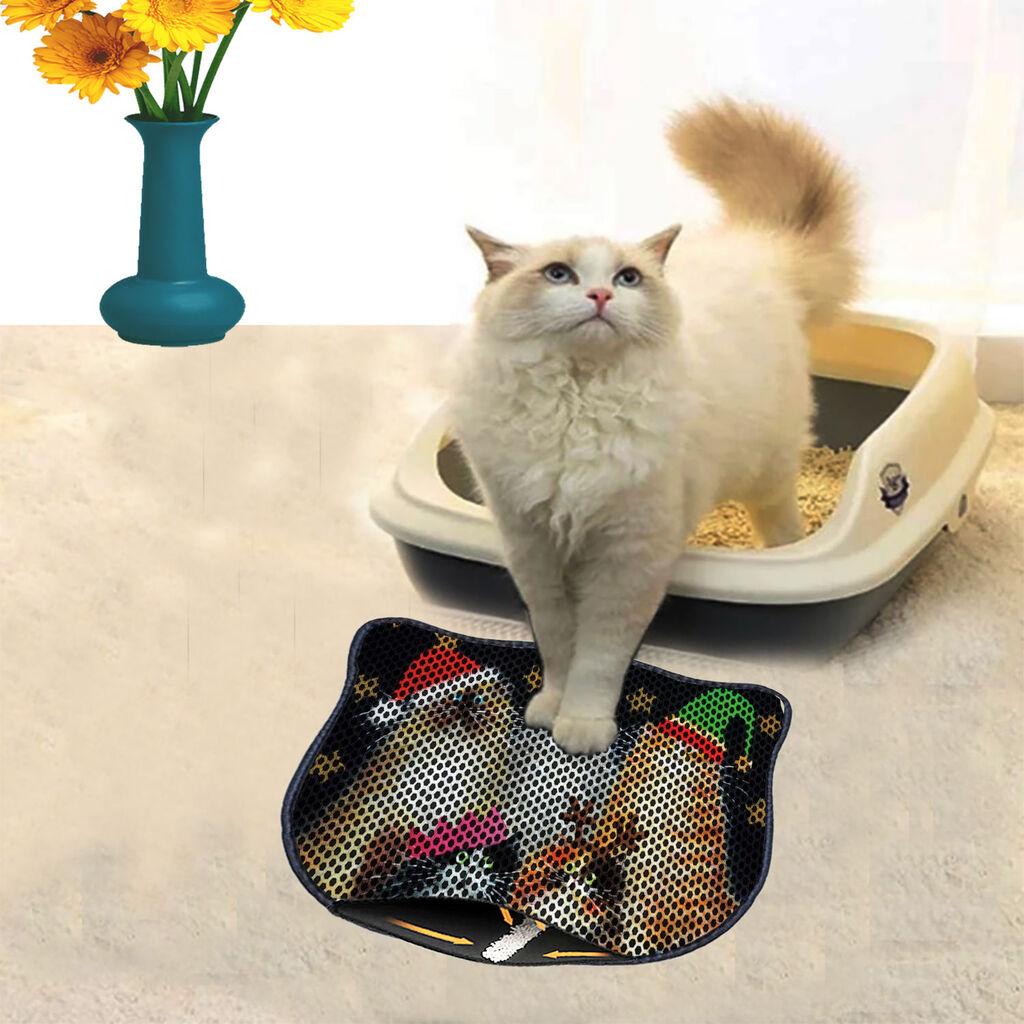 Aberto Design Prostorika za toalet za mačke Kdkafa0168, 40 x 50 cm, Šarena