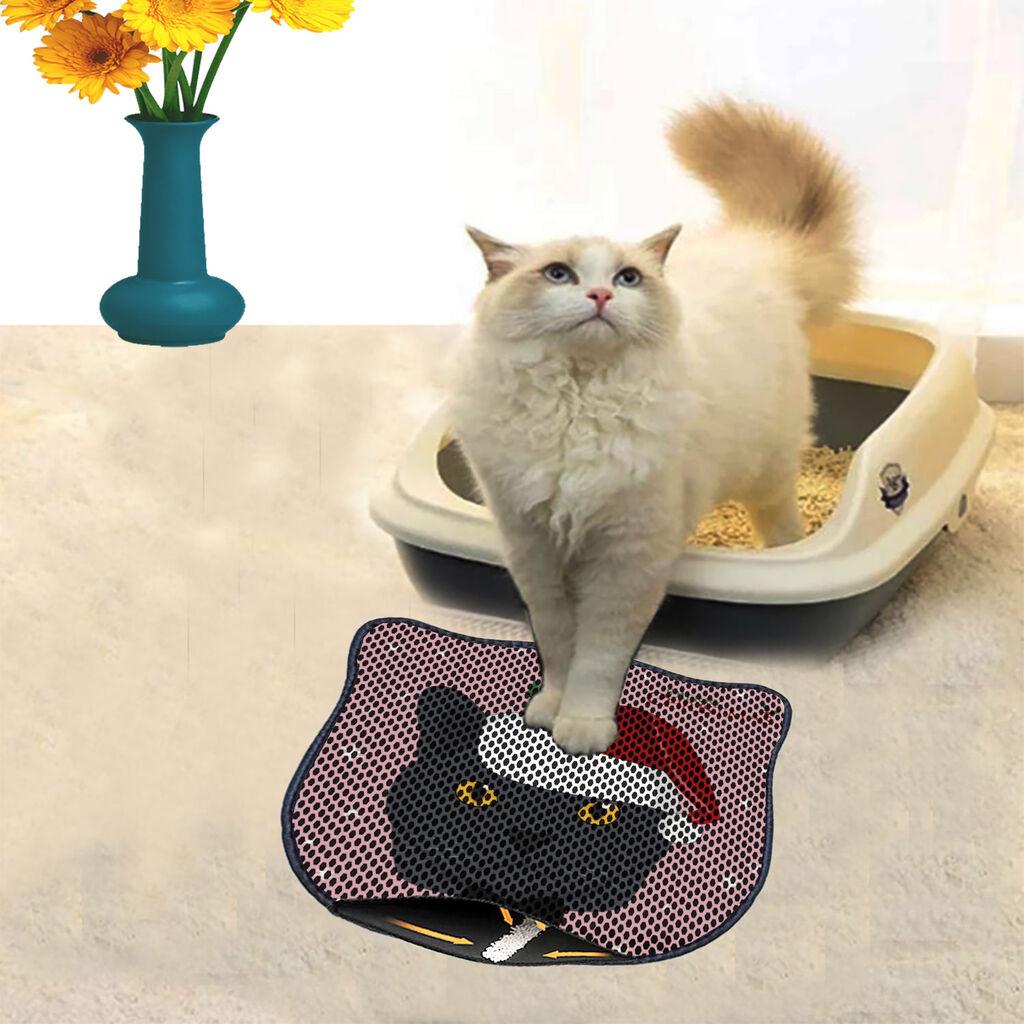 Aberto Design Prostorika za toalet za mačke Kdkafa0147, 40 x 50 cm, Šarena