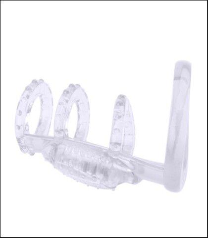 Rastegljiva vibro navlaka Vibrating Cock cage