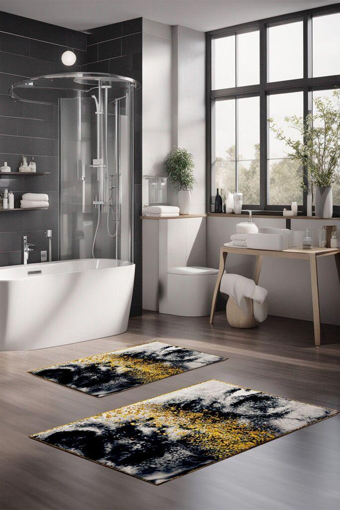 L'essentiel Maison Set prostirki za kupatilo CT-5049, 2 Komada, Šarena