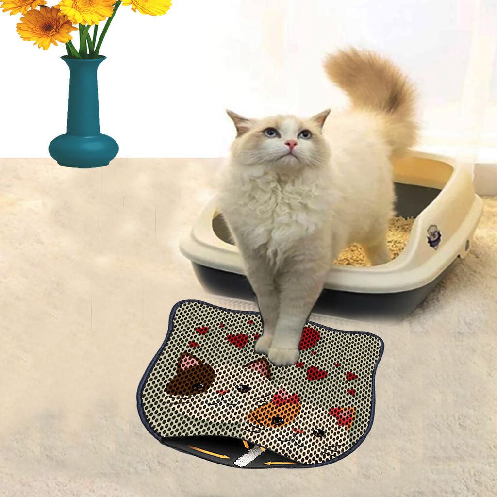 Aberto Design Prostorika za toalet za mačke Kdkafa0087, 40 x 50 cm, Šarena