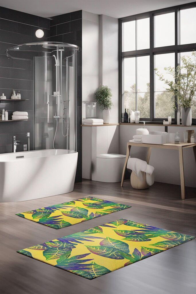 L'essentiel Maison Set prostirki za kupatilo CT-5316, 2 Komada, Šarena