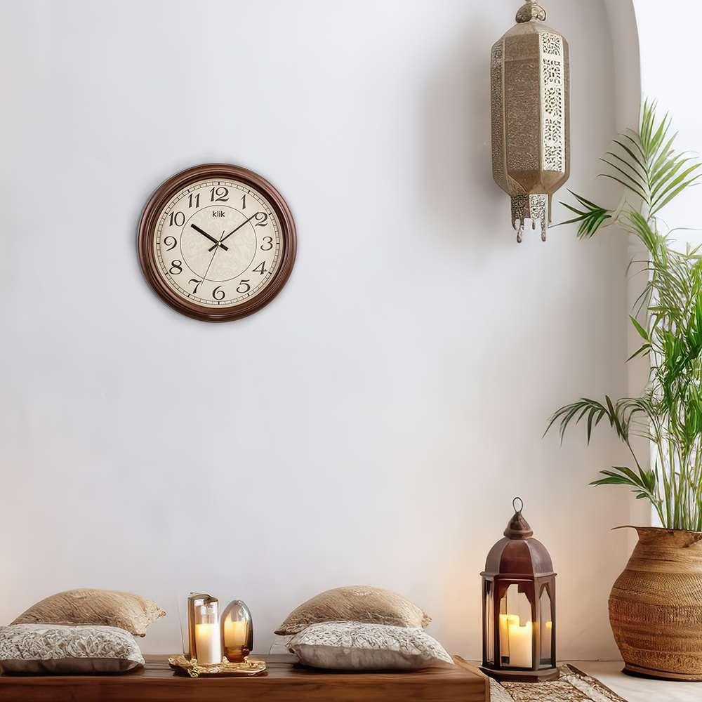 Wallity Zidni sat Alfa, 31x31 cm, Braon