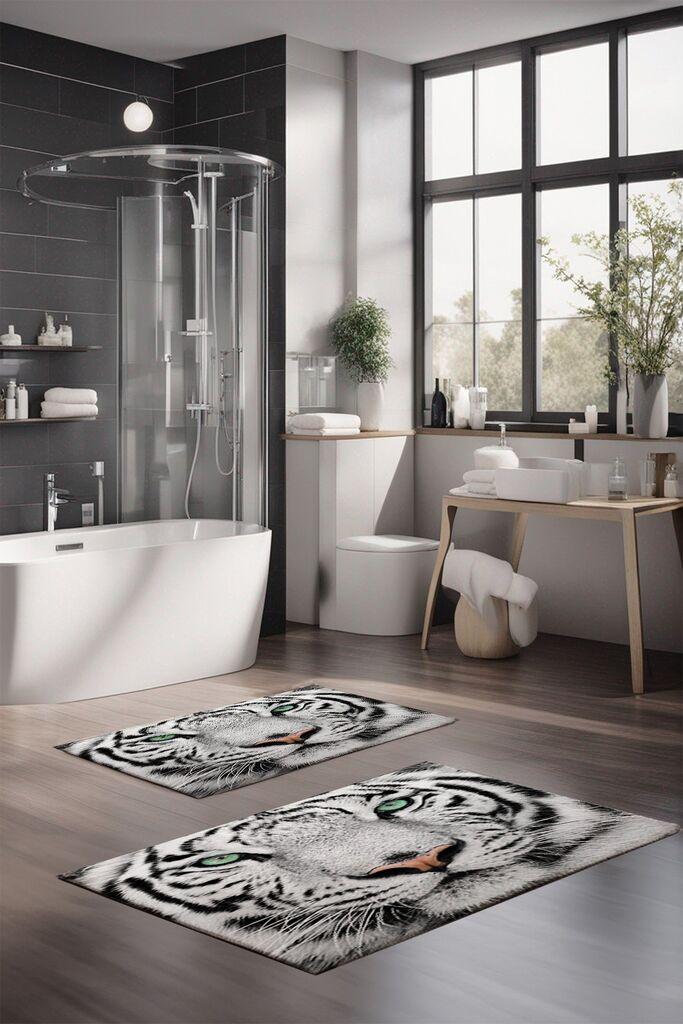 L'essentiel Maison Set prostirki za kupatilo CT-5118, 2 Komada, Šarena