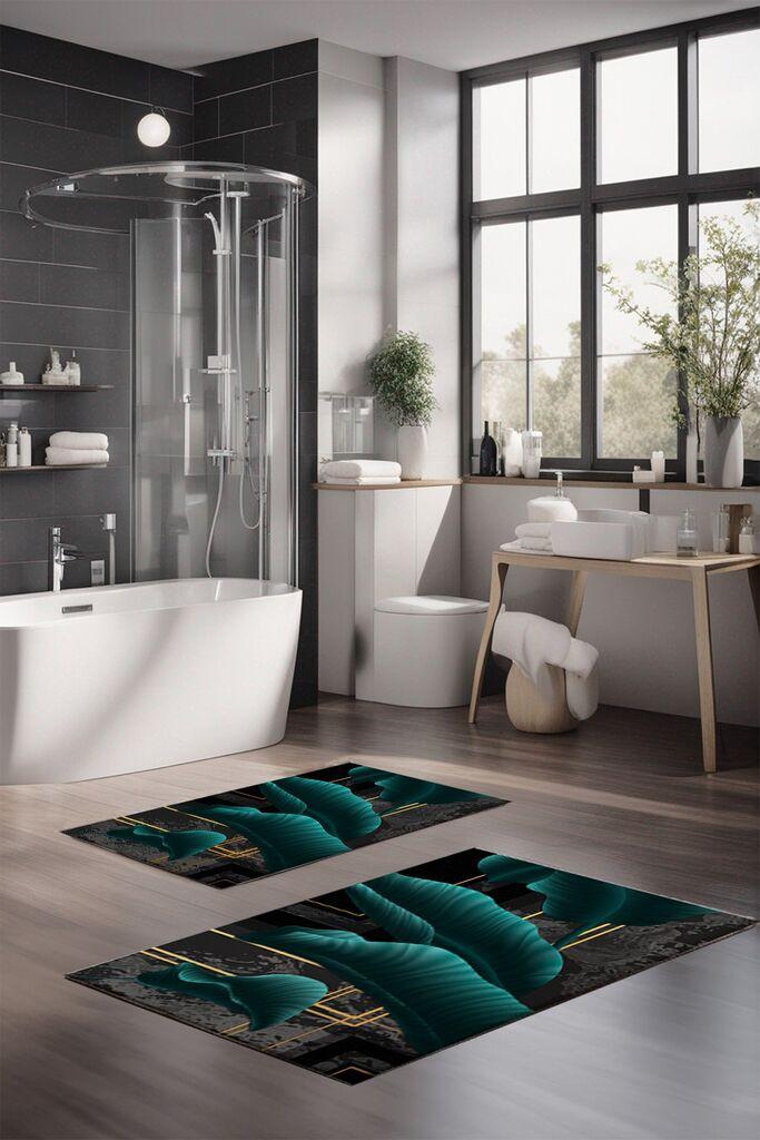 L'essentiel Maison Set prostirki za kupatilo CT-5085, 2 Komada, Šarena