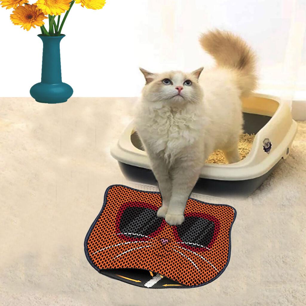 Aberto Design Prostorika za toalet za mačke Kdkafa0234, 40 x 50 cm, Narandžasta