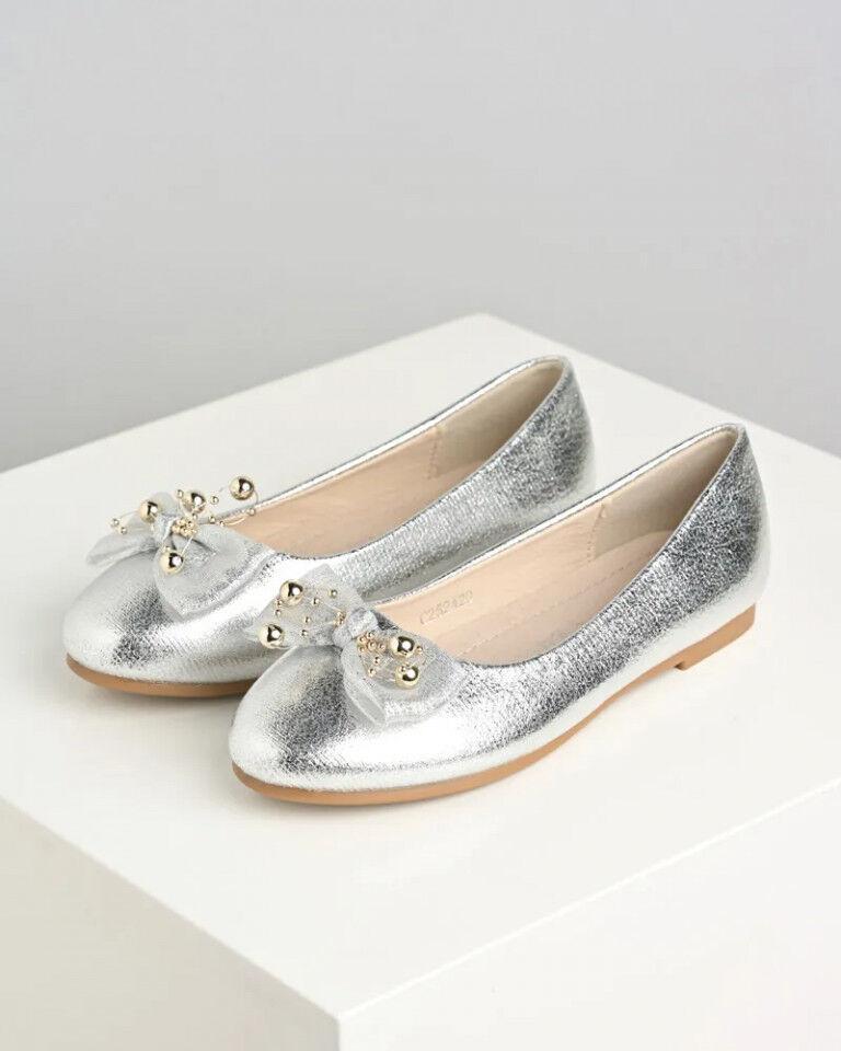 Favorito Baletanke za devojčice C252420, Srebrne boje