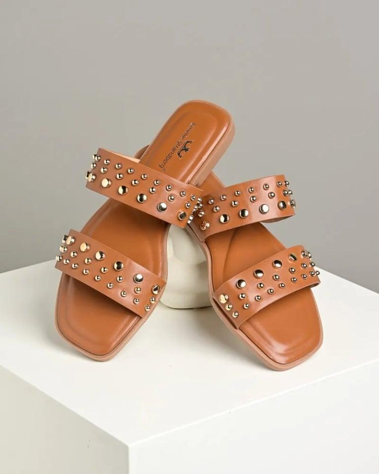 Emelie Strandberg Ženske modne papuče PA187, Braon