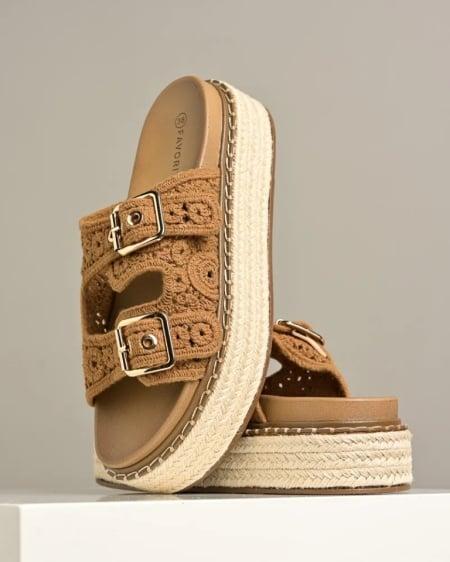 Favorito Ženske papuče LP232508, Braon