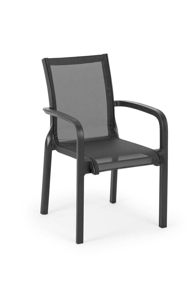 Hanah Home Baštenska stolica Mesh, 61.5x88.5x55 cm, Crna