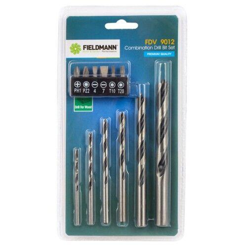 Fieldmann Set burgija i bitova, FDV 9012, 12 delova