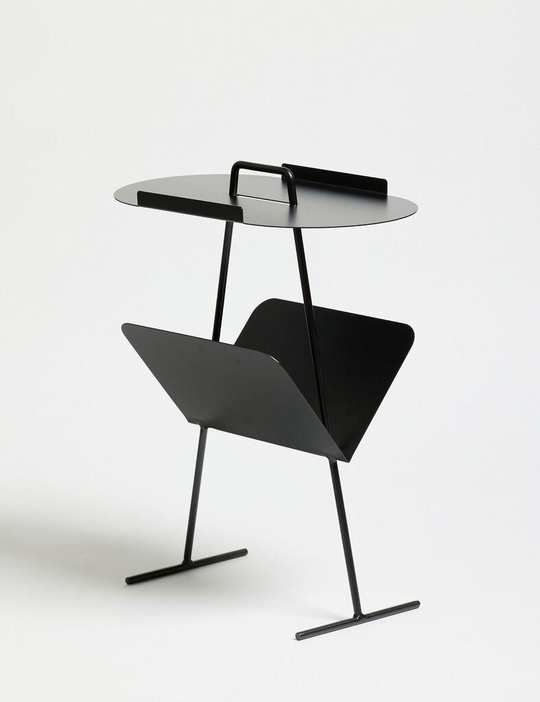 Hanah Home Pomoćni sto Goddy, 44x54x22.5 cm, Crni