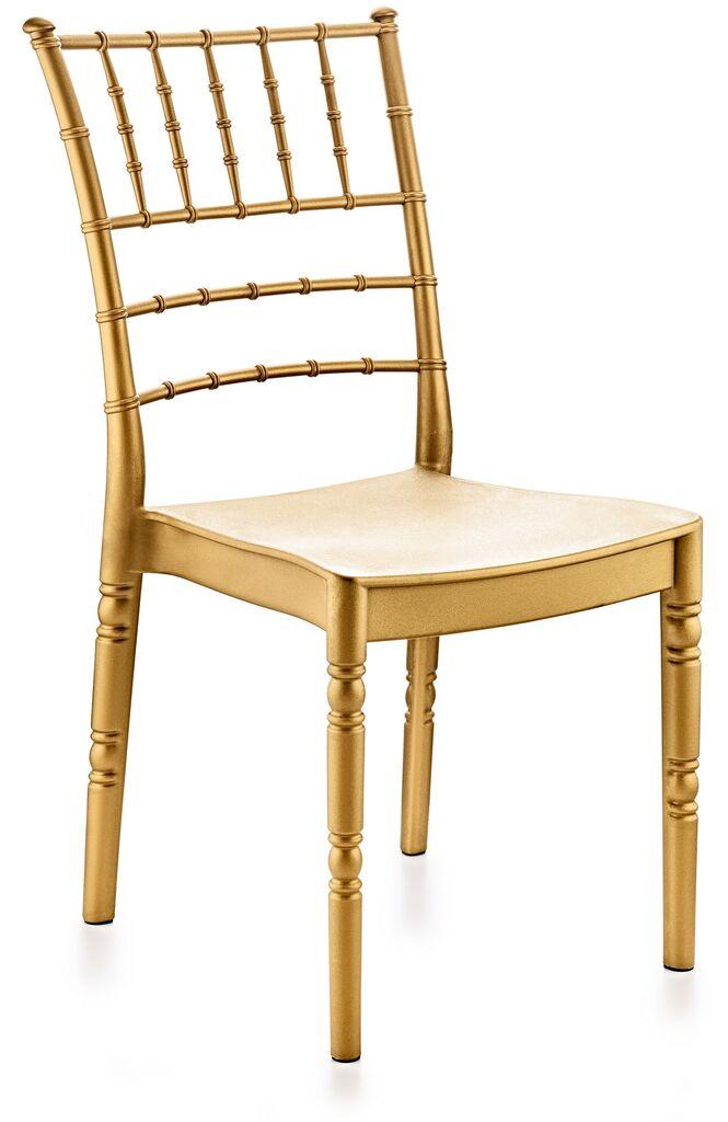 Hanah Home Baštenska stolica Estate Modern, 55x92x43 cm, Zlatne boje