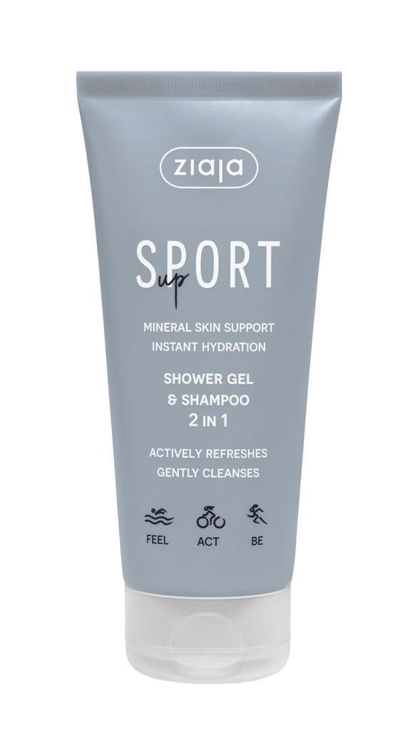 Ziaja 2u1 šampon i gel za tuširanje Sport Up, 200 ml