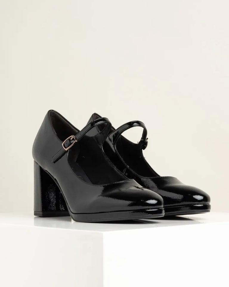 Tamaris Ženske cipele na štiklu Mary Jane 1-22462-45, Crne