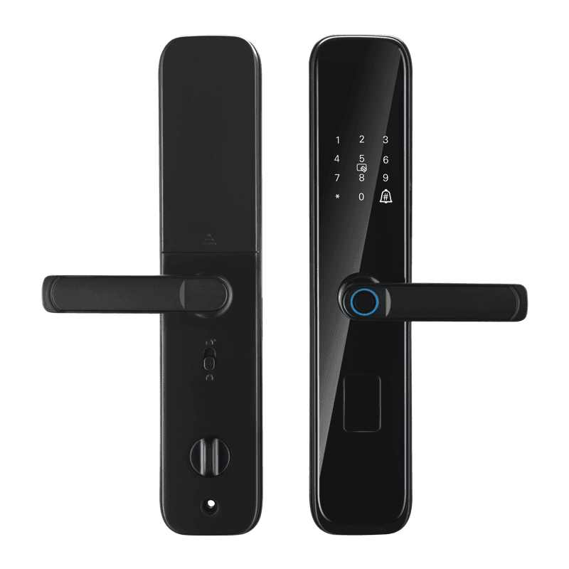 Smart Nest Pametna brava 8 sa otiskom prsta i šifrom, Crna