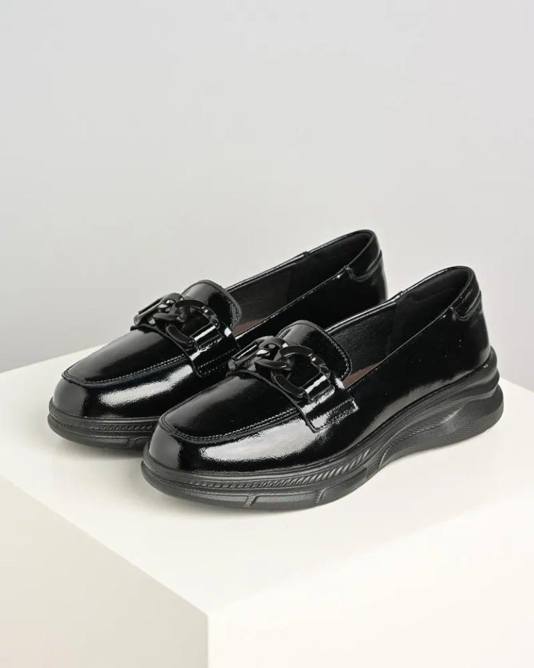 Cherry Time Ženske mokasine 3021, Crne