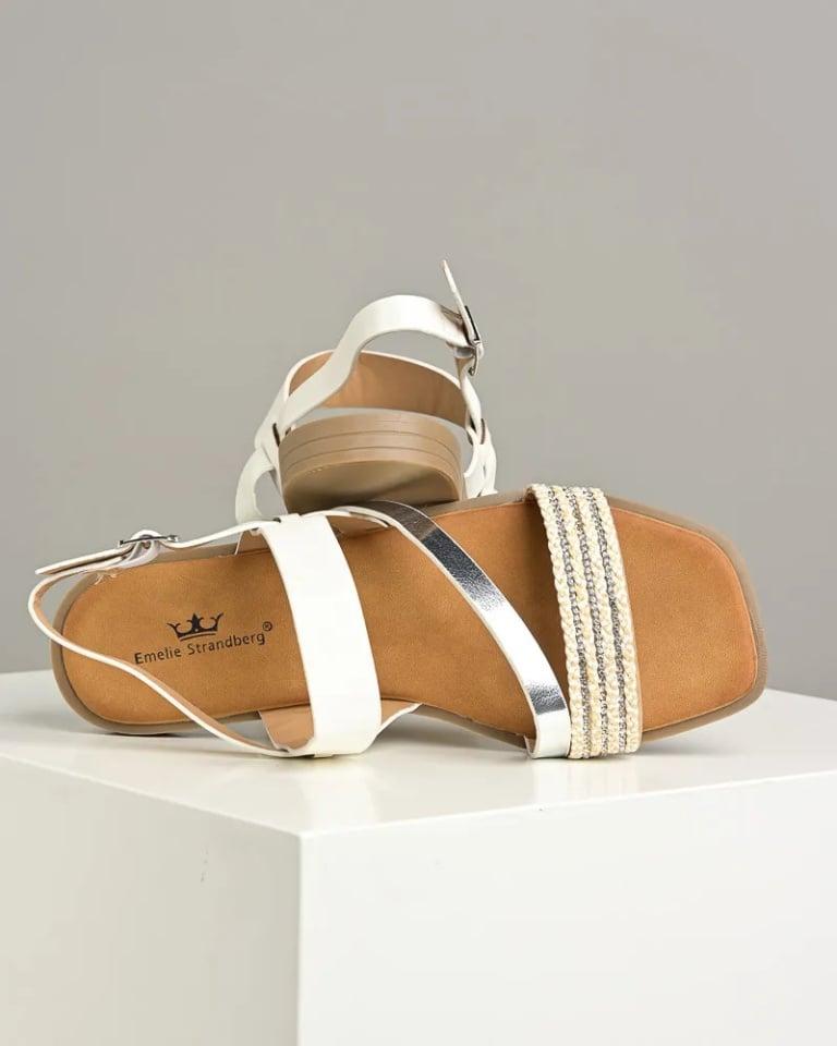 Emelie Strandberg Ženske sandale S167, Bele