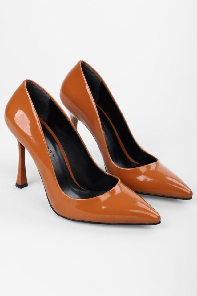 Shoeberry Ženske cipele na štiklu 3015, Braon