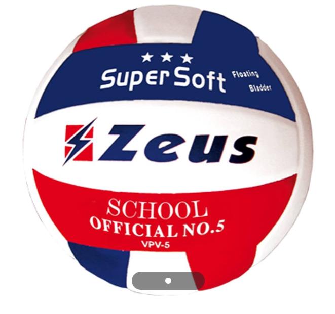 Zeus Lopta za odbojku Pallone Volley Training, Normalna 5, Bela