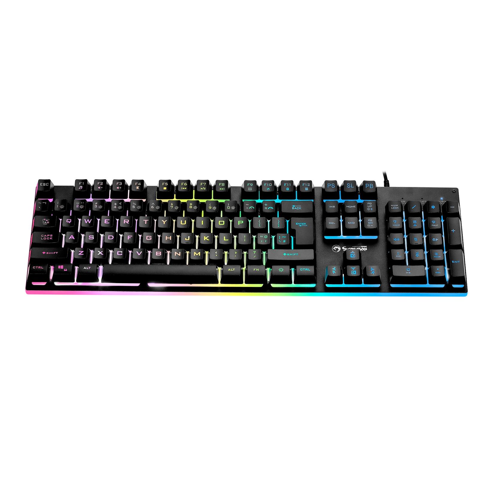 Marvo Soldat 20 K604 Tastatura, USB, RGB osvetljenje,104 tastera, Crna