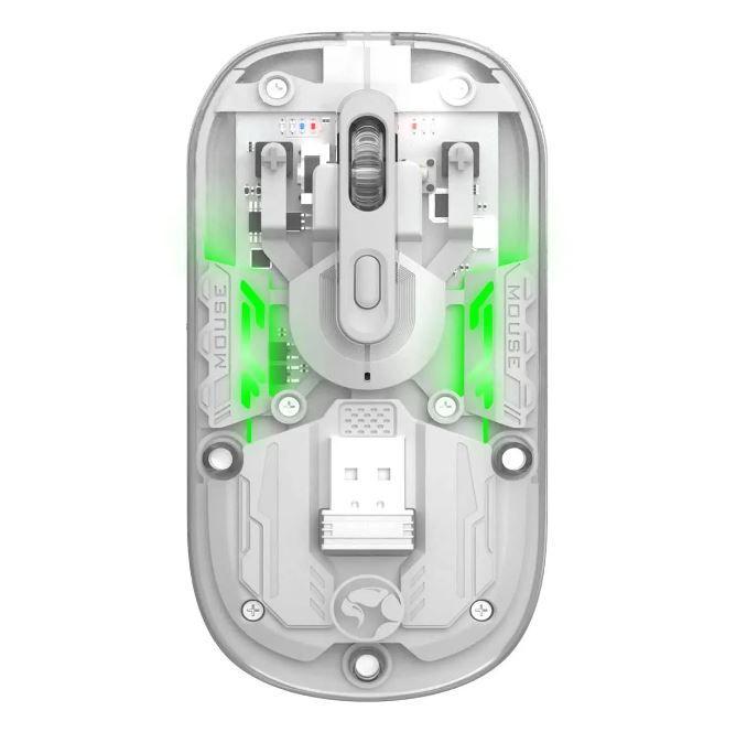 MARVO M808W TRANSPARENT Gejmerski miš, Wireless, Providni