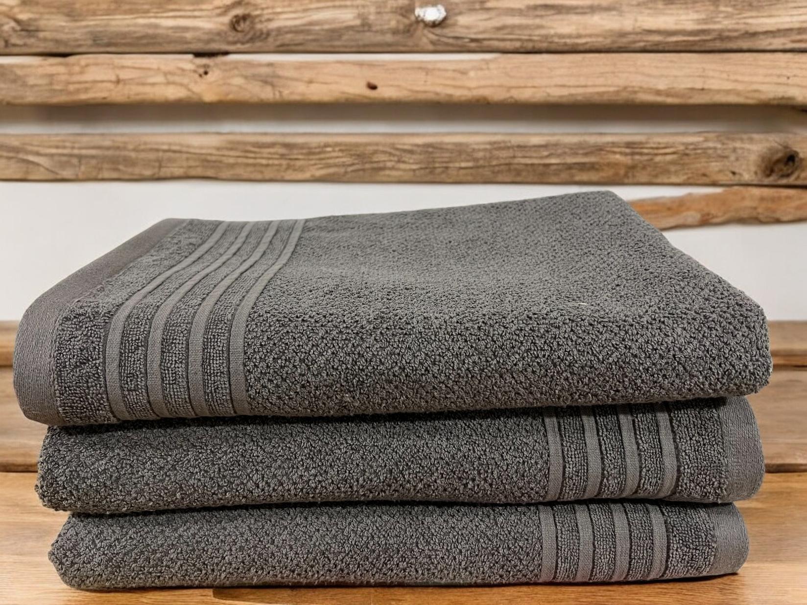 Peškir Popcorn 70x140cm, Sivi