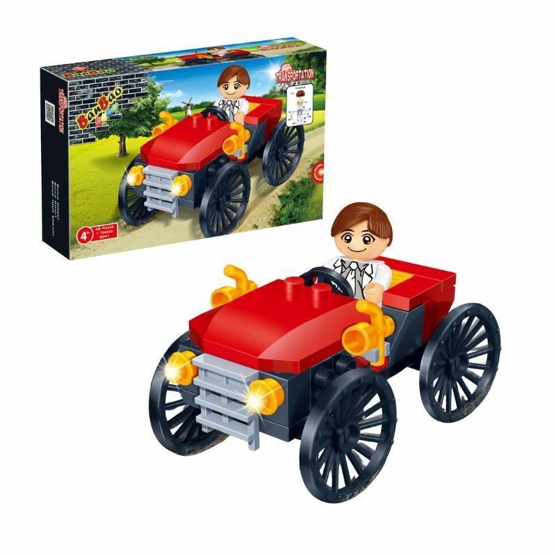 Ban Bao Igračka kocke Gift Traktor, 48 delova