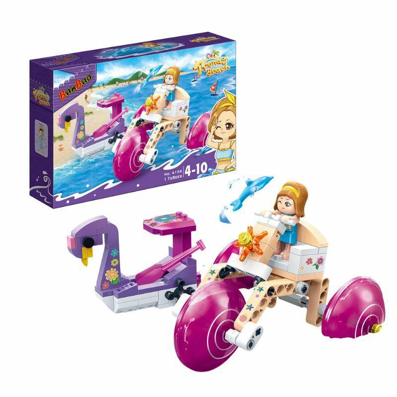 Ban Bao Igračka kocke Trendy Beach, 135 delova