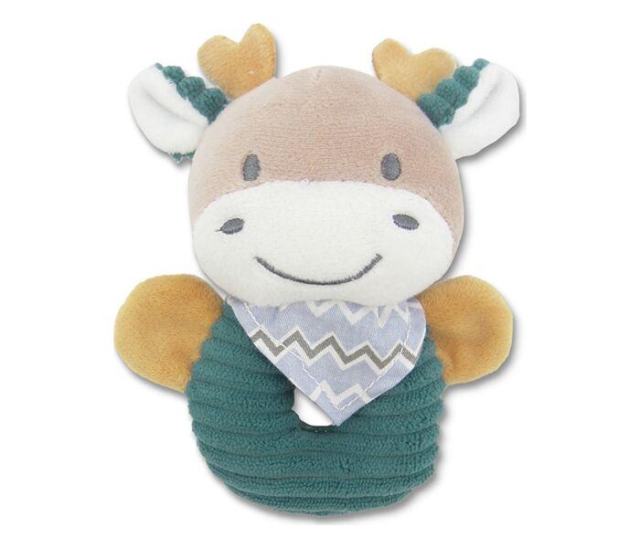 Lorelli Plišana igračka zvečka za bebe Deer, Šarena