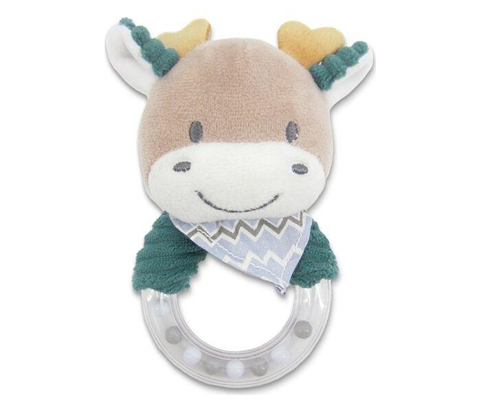 Lorelli Plišana igračka zvečka za bebe Deer, Šarena