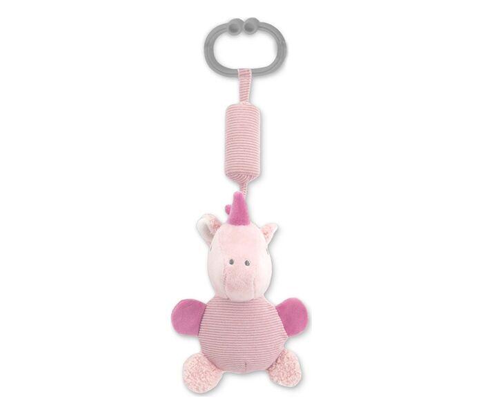 Lorelli Plišana igračka za bebe za kolica Unicorn, 32cm, Roze