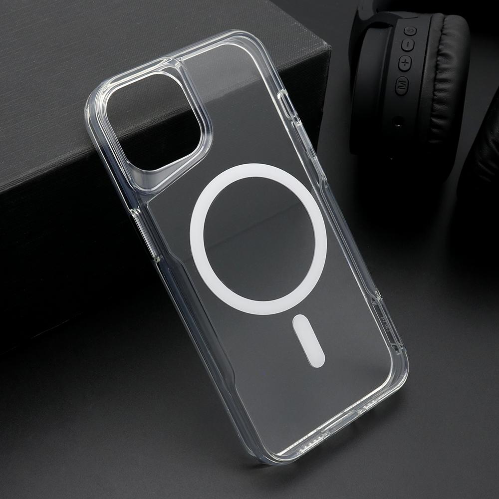 Maska za mobilni telefon iPhone 14 AURA, Magsafe, Bela